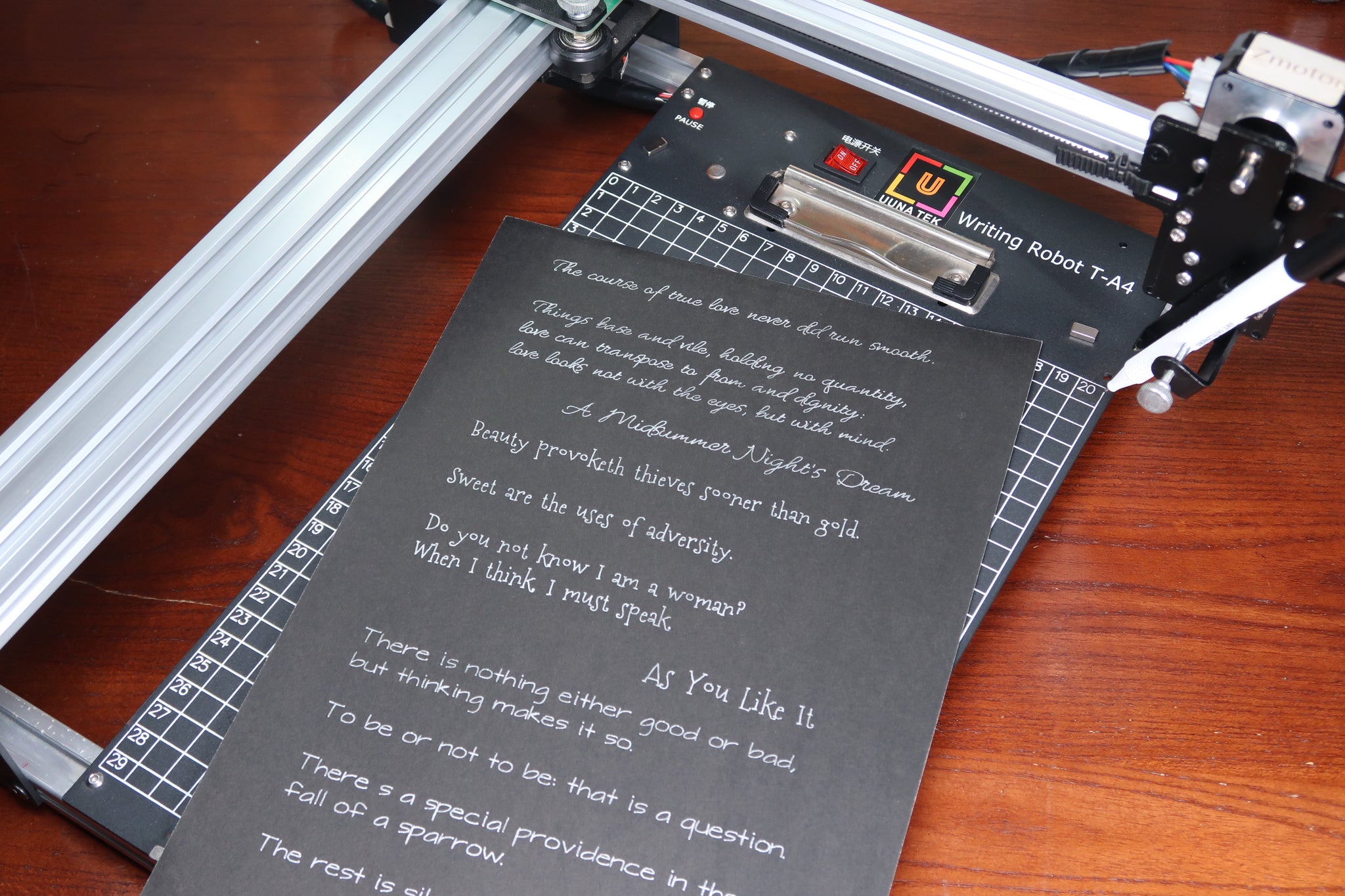 UUNA TEK®  iDraw Pen Plotter 2.0 - A4 Size Handwriting Machine/XY Plotter/Laser Engraver - UUNA TEK