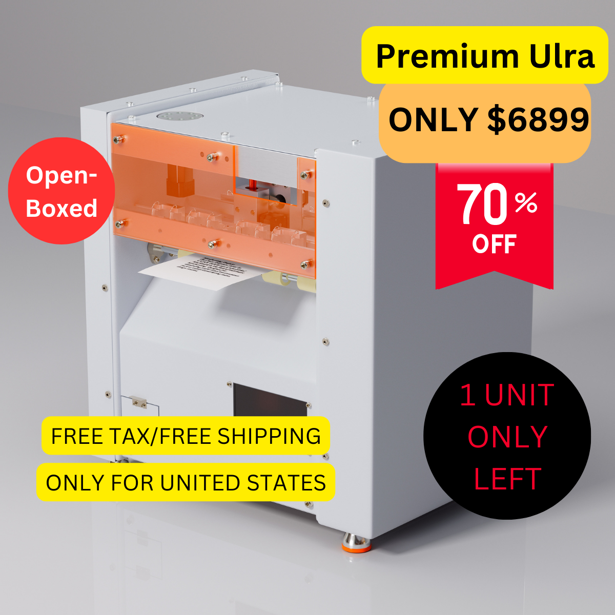 Open-boxed UUNA TEK® iAuto Premium Series – The World's Largest-Capacity Automatic Handwriting Machine | Write Up to 2,400 Letters or 700 Envelopes per Load | Premium & Premium Ultra Models