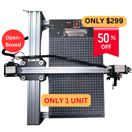 Open-boxed UUNA TEK®  iDraw 2.0 - A4 Size Drawing Robot/Drawing Machine/Homework Machine/Calligraphy Plotter/Handwriting Robot/Pen Plotter/Laser Engraver