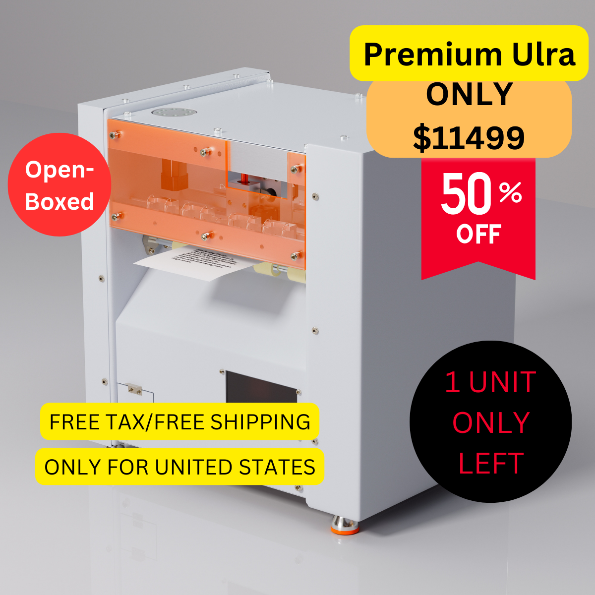 Open-boxed UUNA TEK® iAuto Premium Series – The World's Largest-Capacity Automatic Handwriting Machine | Write Up to 2,400 Letters or 700 Envelopes per Load | Premium & Premium Ultra Models