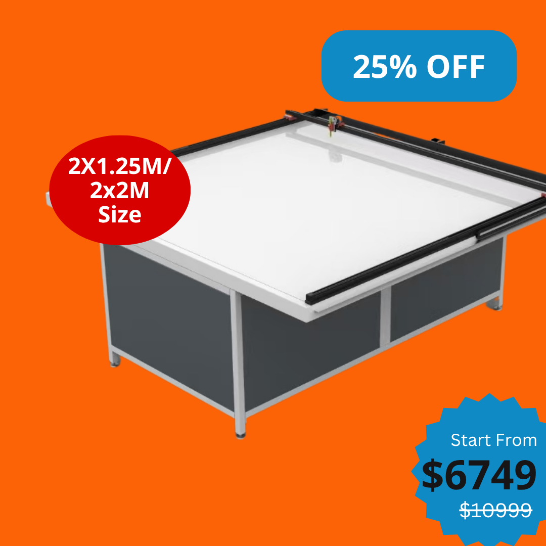 UUNA TEK 3.0 - (2X1.25M/2X2M) Preassembled Premium All-in-One Architect Drawing Table & Pen Plotter  for Architectural Drafting