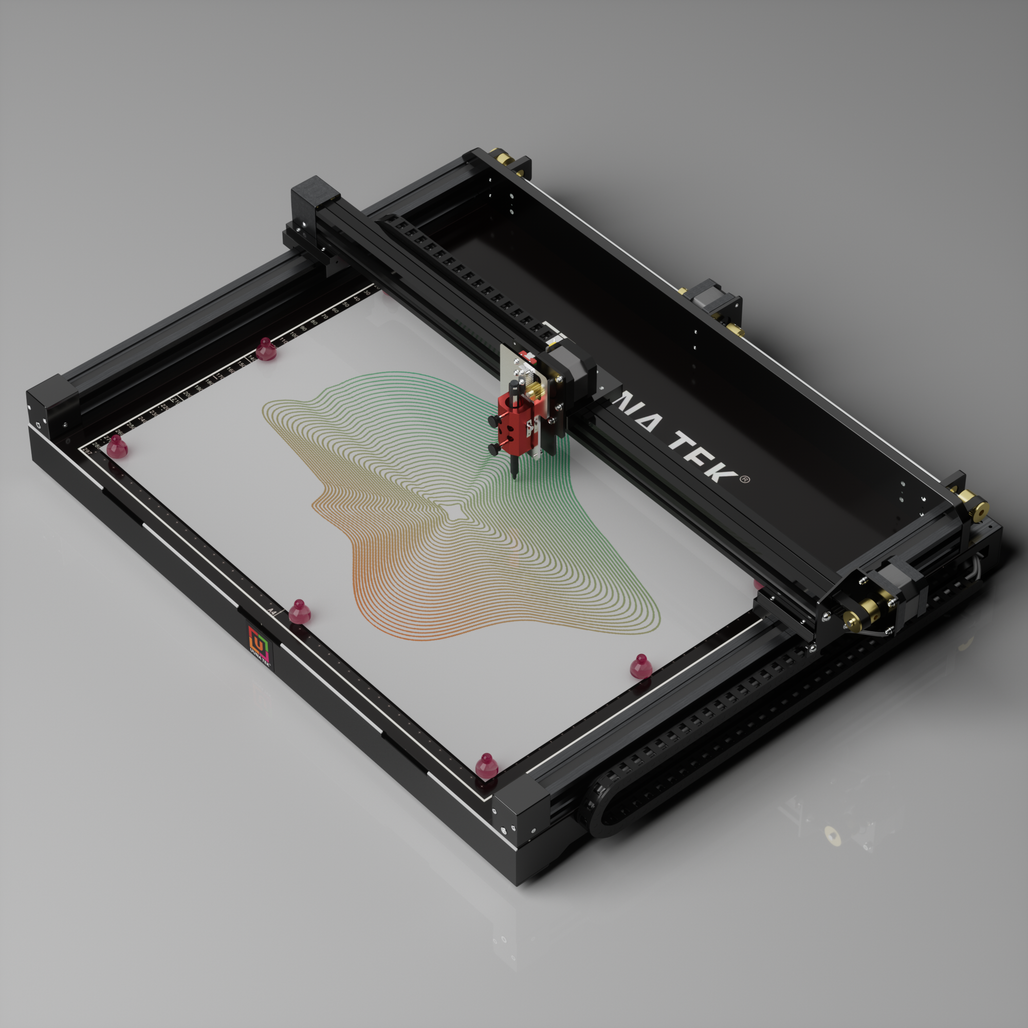 UUNA TEK 3.0 - A3/A2/A1/A0 Size Preassembled Highend All-in-One Pen Plotter Drawing Robot Drawing Machine Writing Machine Signature Machine