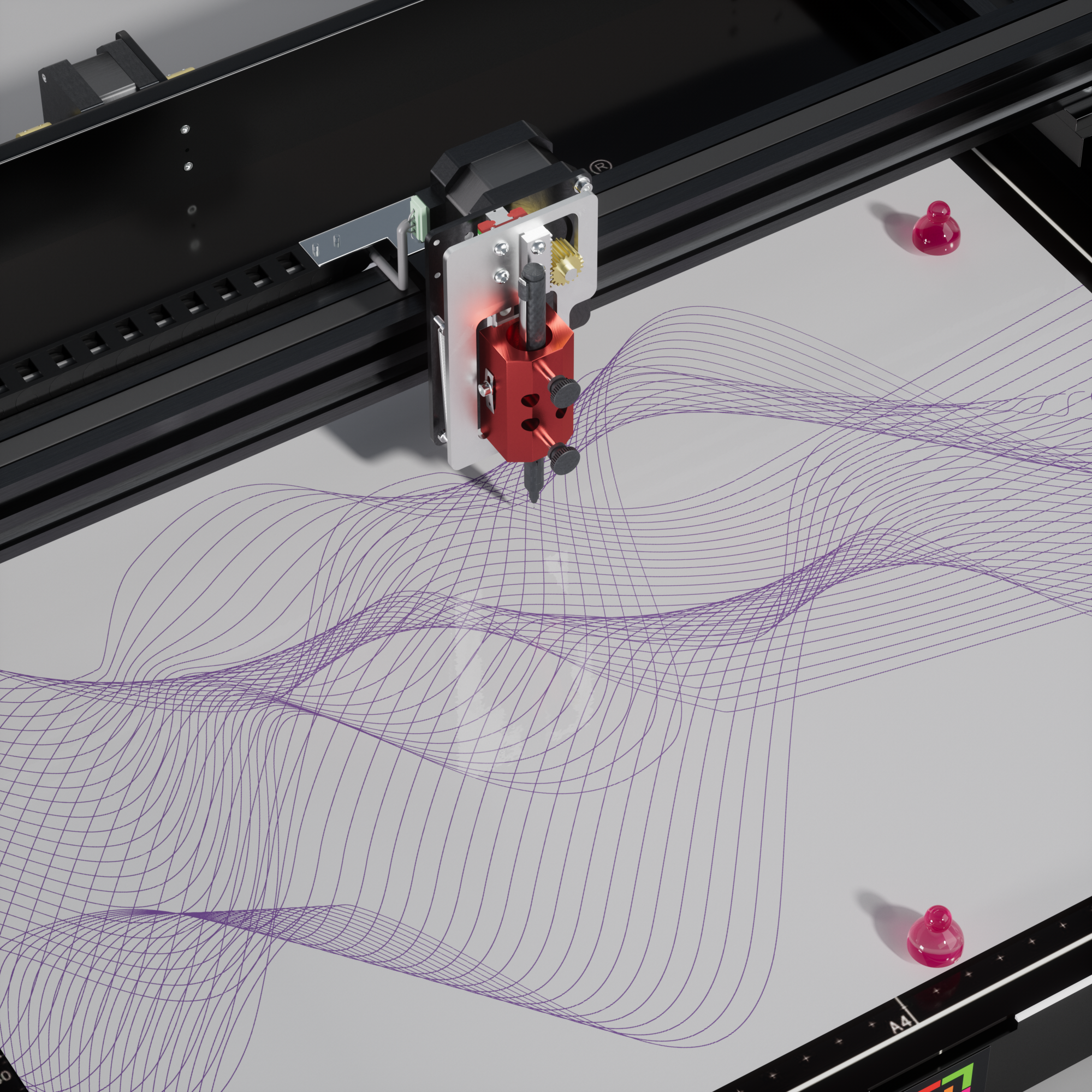 UUNA TEK 3.0 - A3/A2/A1/A0 Size Preassembled Highend All-in-One Pen Plotter Drawing Robot Drawing Machine Writing Machine Signature Machine