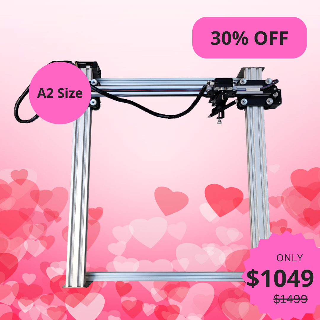 iDraw H A2 Pen Plotter Drawing Robot Pen Plotter Drawing Machine, Draw More Than A2 Size - UUNA TEK CO.,LIMITED