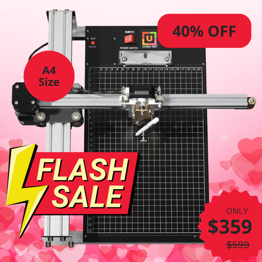 UUNA TEK®  iDraw 2.0 - A4 Size Drawing Robot Drawing Machine, Best Entry - Level Pen Plotter